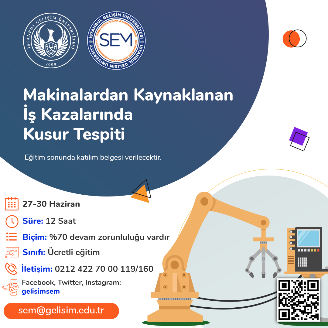Makinalardan Kaynaklanan İş Kazalarında Kusur Tespiti